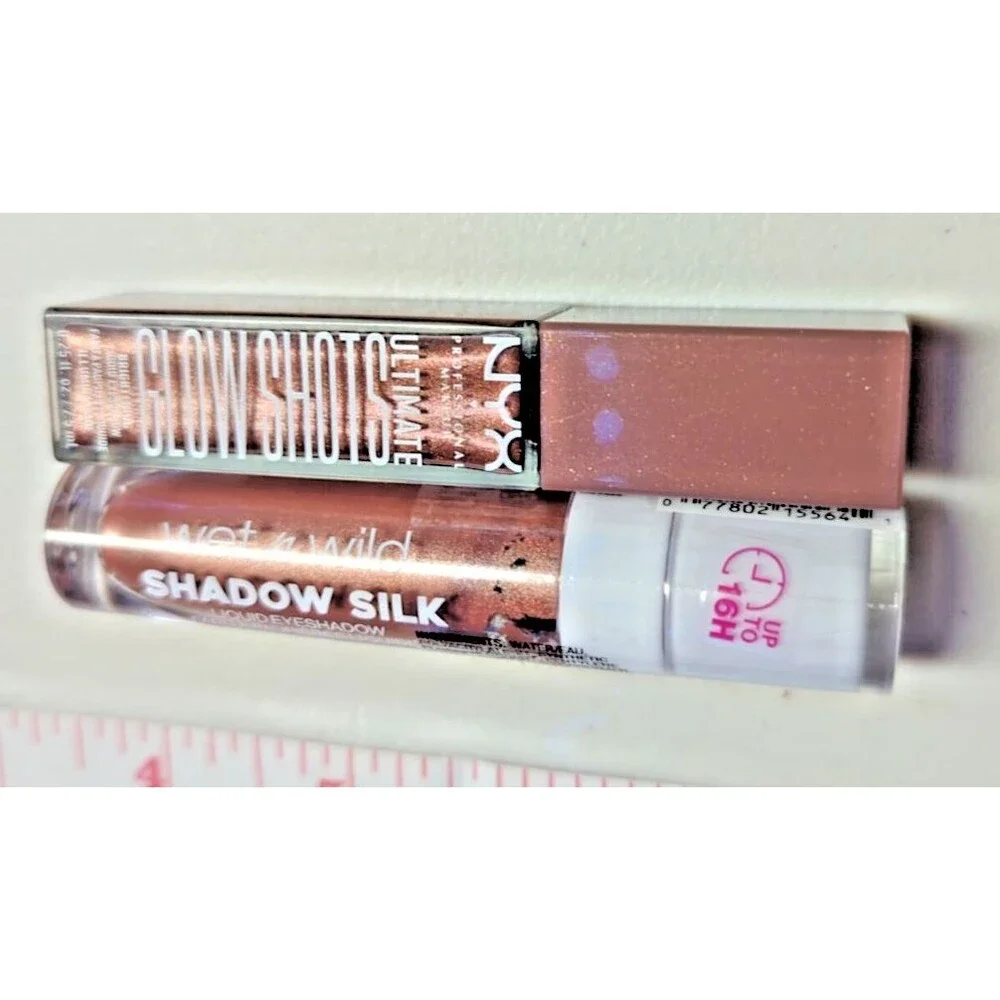 NYX Professional Makeup Butter Gloss & Wet n Wild Shadow Silk Liquid Eyeshadow